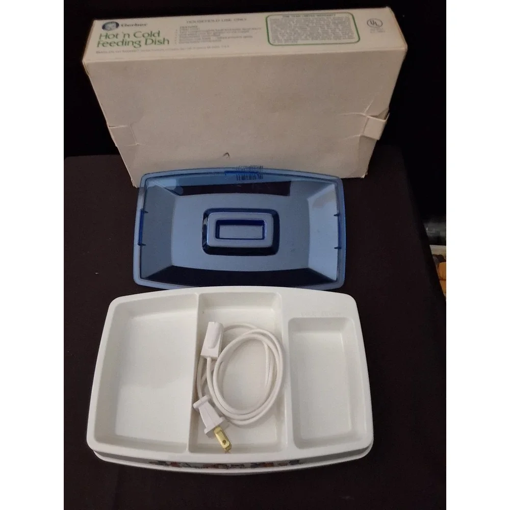 Vintage 1981 Gerber Hot And Cold Feeding Dish #4718 Never Used!!‎